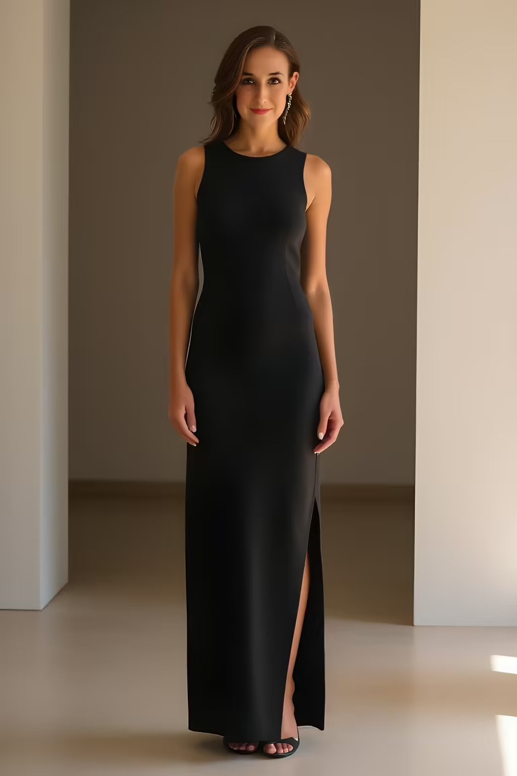 The black dress